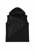 Asymmetric Hooded Vest